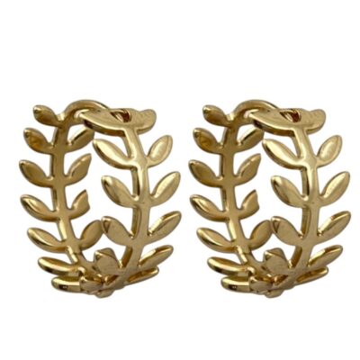 گوشواره زنانه ژوپینگ مدل برگ کد E5955