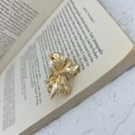 انگشتر زنانه مدل پاپیون طرح دو انگشتی کد R4626