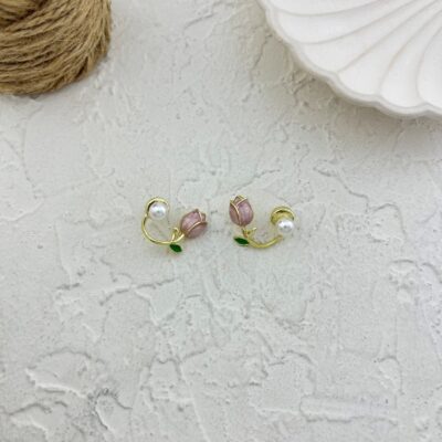 گوشواره زنانه مدل گل کد E5865