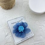 گل سینه زنانه مدل گل پارچه ای کد G4151