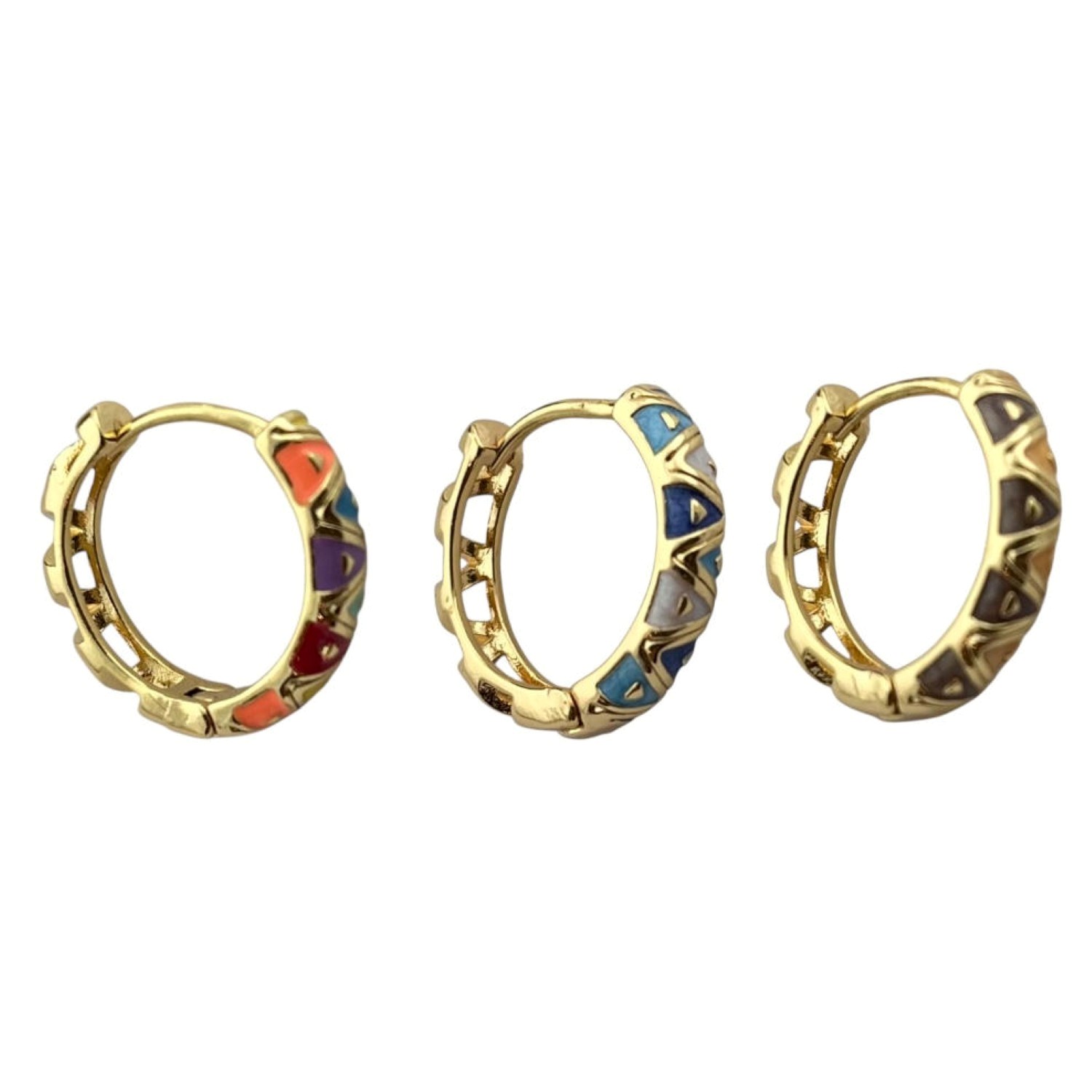 گوشواره-زنانه-میناکاری-مدل-مثلث-کد-E5773-1 گوشواره زنانه میناکاری مدل مثلث کد E5773