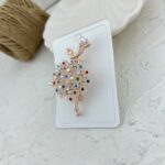 گل سینه زنانه مدل دختر بالرین کد G4114