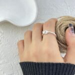 انگشتر زنانه مدل گره کد R51755