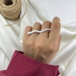 انگشتر زنانه مدل موج کد R51782