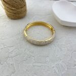 دستبند زنانه بنگل میناکاری کد B5318