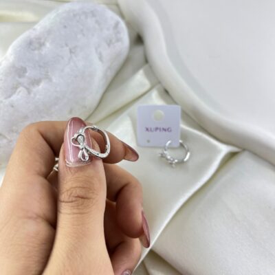 گوشواره زنانه ژوپینگ مدل پاپیون کد E6334