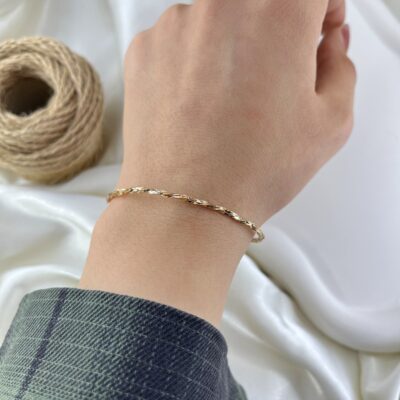 دستبند زنانه ژوپینگ مدل طنابی کد B5464