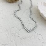 گردنبند زنانه مدل تنیسی کد N4958