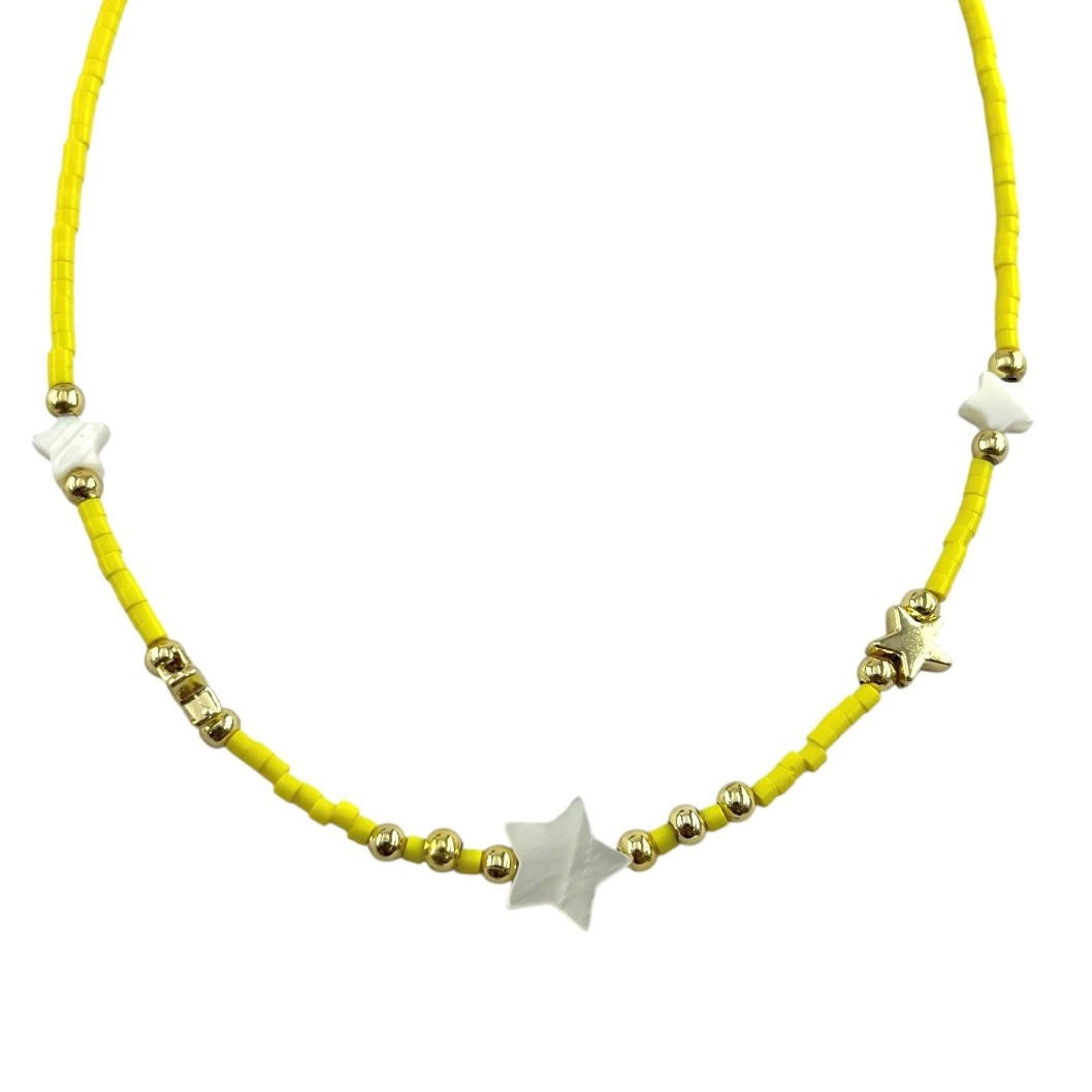گردنبند-زنانه-مهره-ای-تابستانی-مدل-ستاره-کد-N5268-1 گردنبند زنانه مهره ای تابستانی مدل ستاره کد N5268