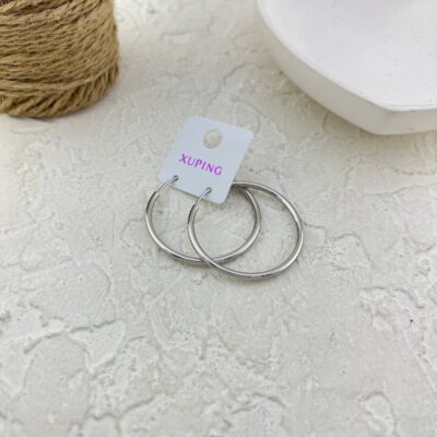 گوشواره زنانه ژوپینگ مدل حلقه ای کد E6135