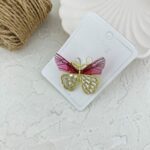 گل سینه زنانه مدل پروانه کد G4105