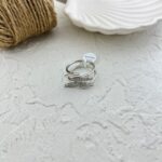 انگشتر زنانه ژوپینگ مدل خطی کد R4853