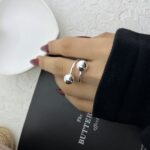 انگشتر زنانه مینیمال کد توپی کد R5161