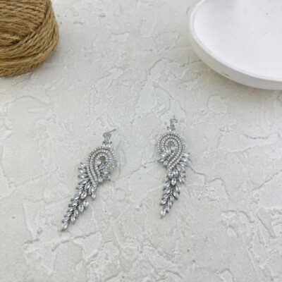 گوشواره زنانه مدل جواهری کد E6220