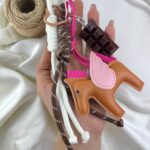 آویز کیف چارم بگ تک شاخ و شکلات کد J4153