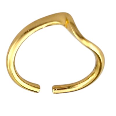 انگشتر زنانه مینیمال مدل موج R5039