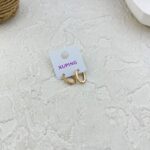 گوشواره زنانه ژوپینگ مدل حلقه کلیپسی کد E6095