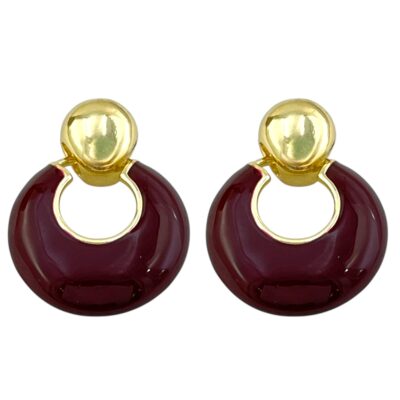 گوشواره زنانه مدل میناکاری کد E6215