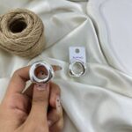 گوشواره زنانه ژوپینگ مدل حلقه ای کد E6506