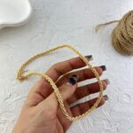 گردنبند زنانه مدل مینیمال خاویاری کد N5193