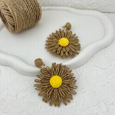 گوشواره زنانه مدل گل کد E5275