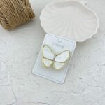 گل سینه زنانه مدل پروانه کد G4089