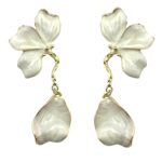 گوشواره زنانه ژوپینگ مدل گل پروانه کد E6190