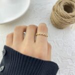 انگشتر زنانه ژوپینگ مدل برگ کد R51734
