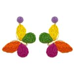گوشواره زنانه مدل پروانه کد E5279