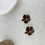 گوشواره زنانه مدل گل کد E6211