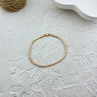 دستبند زنانه ژوپینگ طرح طلا کد B5277