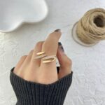 انگشتر زنانه ژوپینگ مدل جواهری کد R51746
