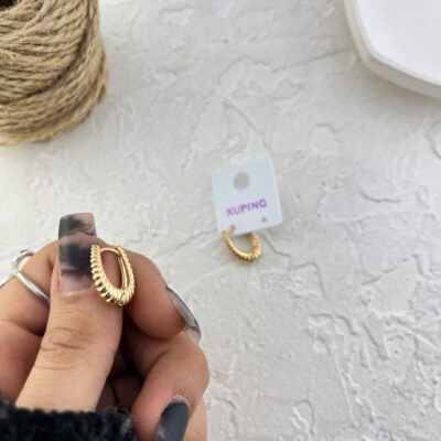 گوشواره زنانه ژوپینگ مدل پیچ کد E6259