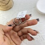 گوشواره زنانه ژوپینگ مدل حلقه ای کد E6301