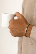 دستبند بنگل مردانه ریج کد Men0036