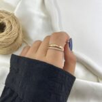 انگشتر زنانه مدل نگین جواهری کد R51842