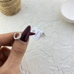 گوشواره زنانه ژوپینگ مدل جواهری کد E6210