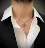گردنبند مردانه درفش کاویانی کد Men0017