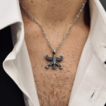 گردنبند مردانه مدل شهباز کد Men0014