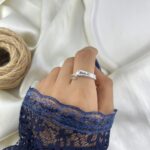 انگشتر زنانه مدل موج کد R51867