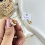 گوشواره زنانه ژوپینگ مدل جواهری کد E6349