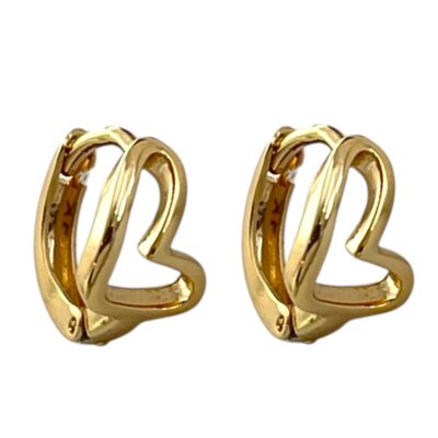 گوشواره زنانه ژوپینگ مدل قلب کد E6272