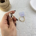 گوشواره زنانه ژوپینگ مدل پیچ کد E6286