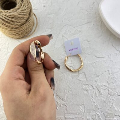 گوشواره زنانه ژوپینگ مدل پیچ کد E6286