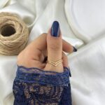 انگشتر زنانه مدل خط کد R51862