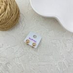 گوشواره زنانه ژوپینگ مدل توپی کد E6077