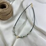 گردنبند زنانه مهره ای تابستانی مدل قلب کد N5256