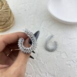 گوشواره زنانه مدل جواهری کد E6221