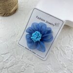 گل سینه زنانه مدل گل پارچه ای کد G4151