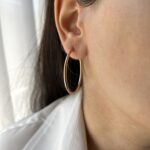 گوشواره ژوپینگ مدل حلقه کد E1007